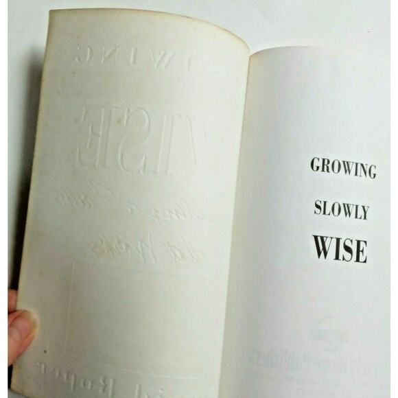 Growing Slowly Wise : Building a Faith That Works 2000 Book on Wisdom D. Roper - Picture 10 of 11